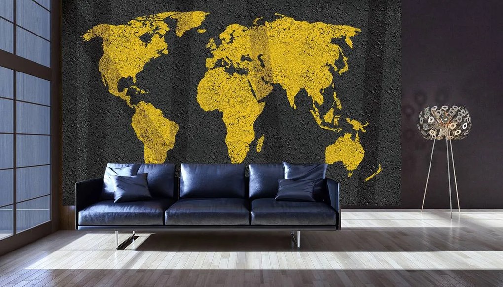 Fototapet - Harta lumii (152,5x104 cm), în 8 de alte dimensiuni noi