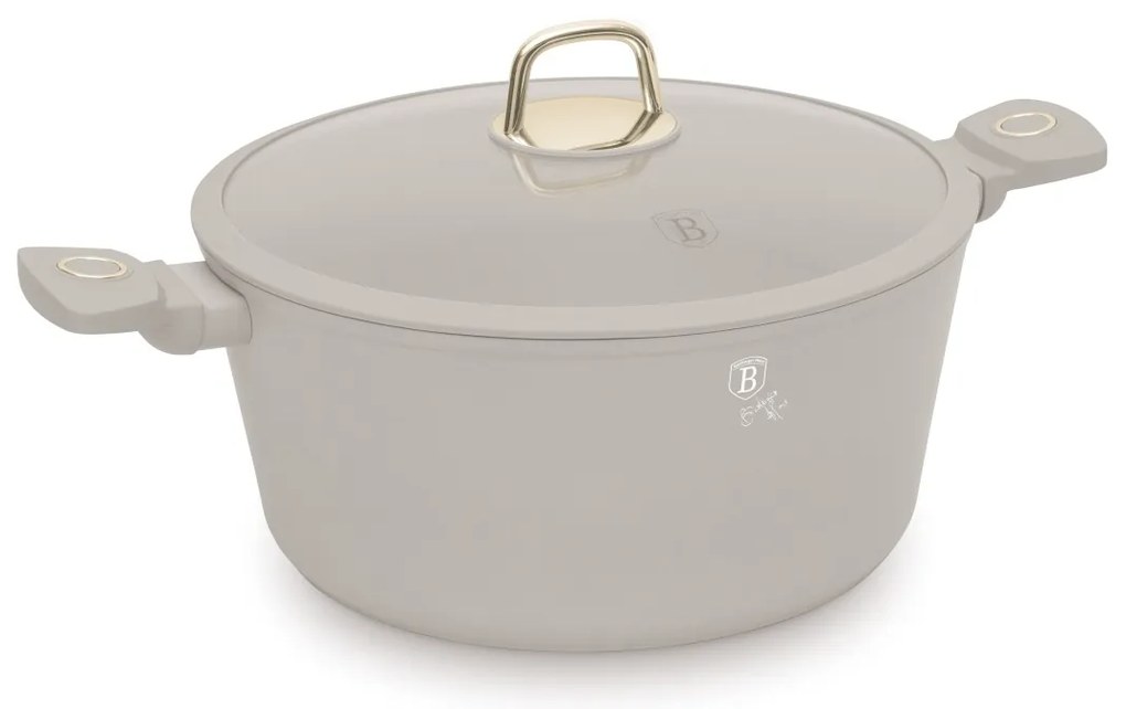 BerlingerHaus Cratiță cu suprafață din titan șicapac Sahara 30 cm, 4HOME