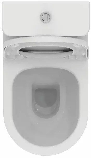 Set vas WC Ideal Standard Ellisse rimless BTW cu capac softclose alb si rezervor