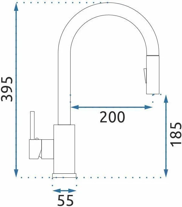 Baterie de bucătărie Rea Fresh Titan