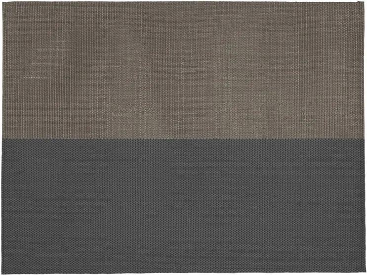 Suport pentru farfurie Tiseco Home Studio Stripe, 33 x 45 cm, bej - gri