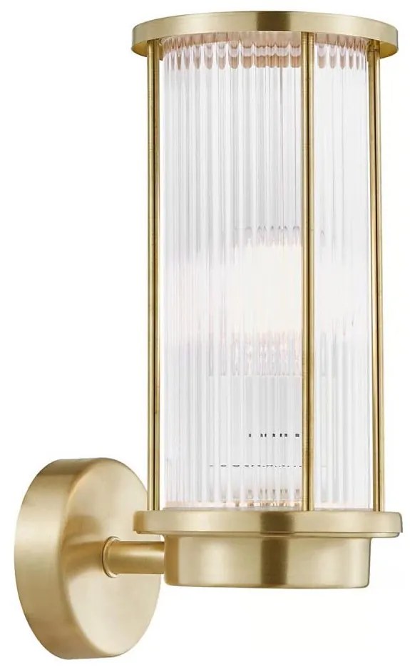 Nordlux - Aplică de exterior LINTON 1xE27/15W/230V IP54, alamă