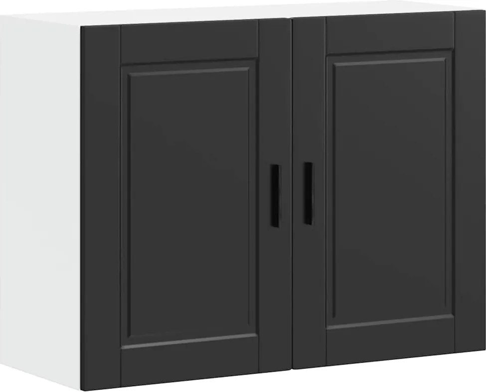 vidaXL Dulap de bucătărie „Porto” din lemn de lemn negru