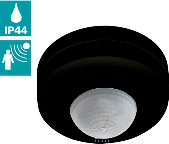 Eglo 97422 - Senzor mișcare exterior DETECT ME 6, 12 m, negru, IP44