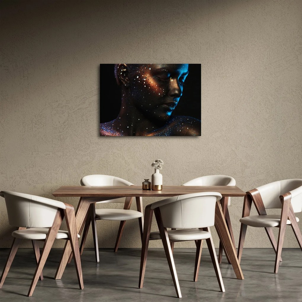 Tablou strălucitor a femeii (70x50 cm)