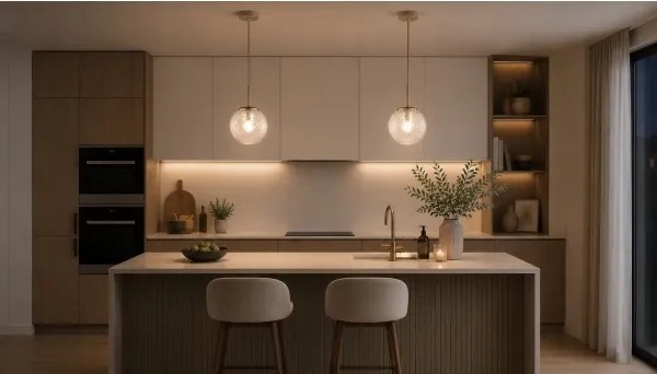 Brilagi - Lustră suspendată cu cablu STELLA 1xE27/60W/230V Ø 15 cm bej/auriu