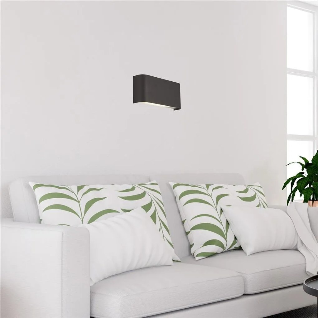 Aplica de perete cu lumina ambientala LED Match Box negru