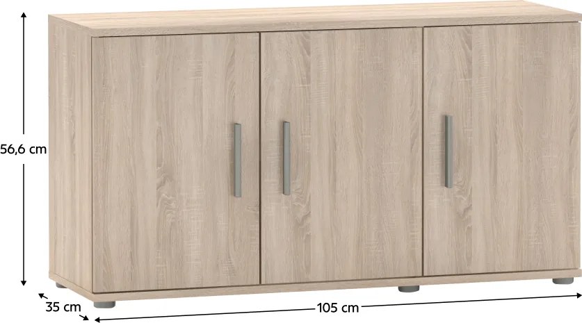 Extensie dulap, stejar sonoma, SERVO TIP 4