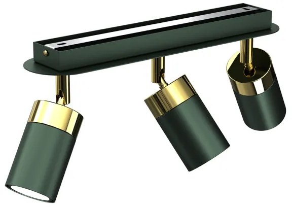 Spot Brilagi POKER 3xGU10/25W/230V verde