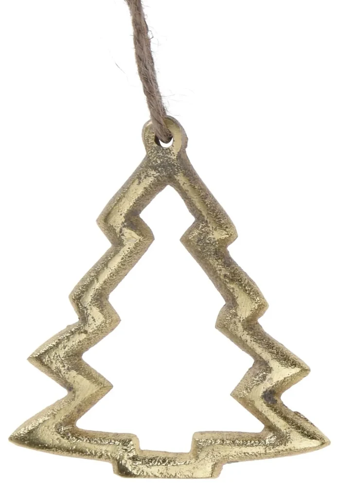Decoratiune din metal auriu 10 cm - modele diverse