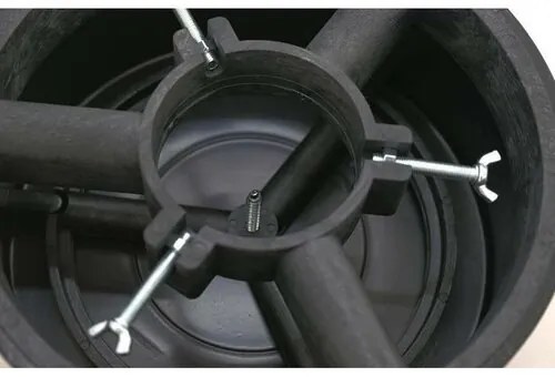 Suport pom de Crăciun 5 l, negru
