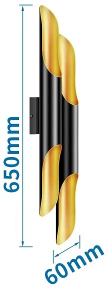 Aplică 4xE27/60W/230V Aigostar