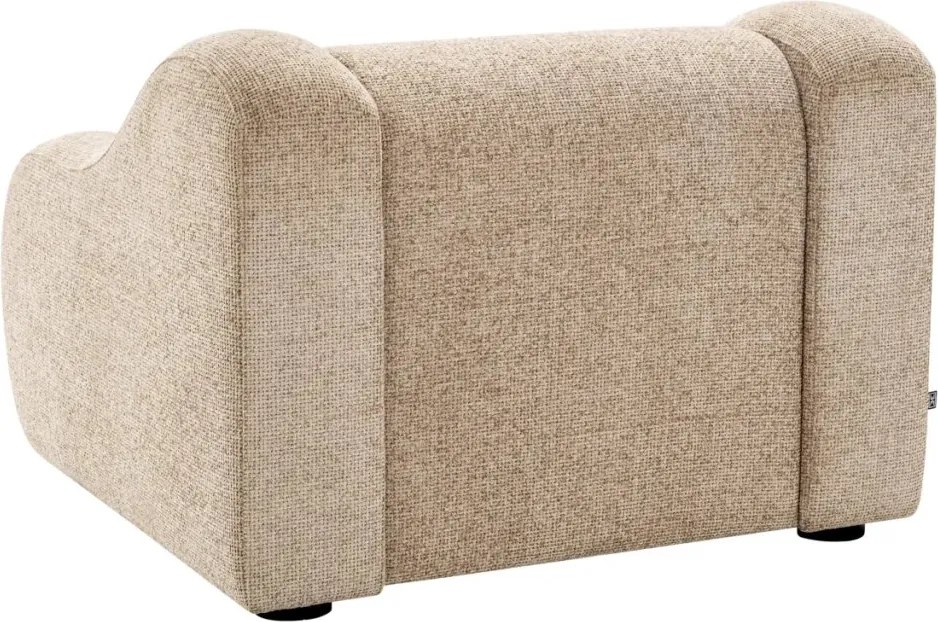 Fotoliu design LUX Carbone, Lyssa sand