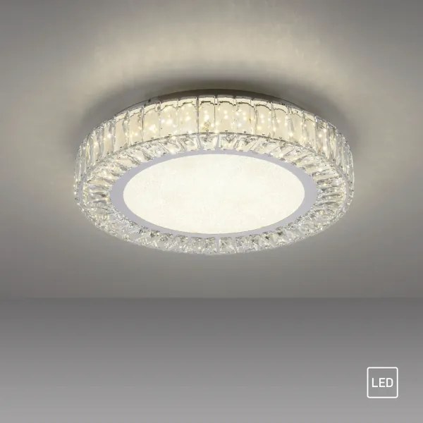 JUST LIGHT. 15222-17 - Plafonieră LED KULUNKA LED/46W/230V crom