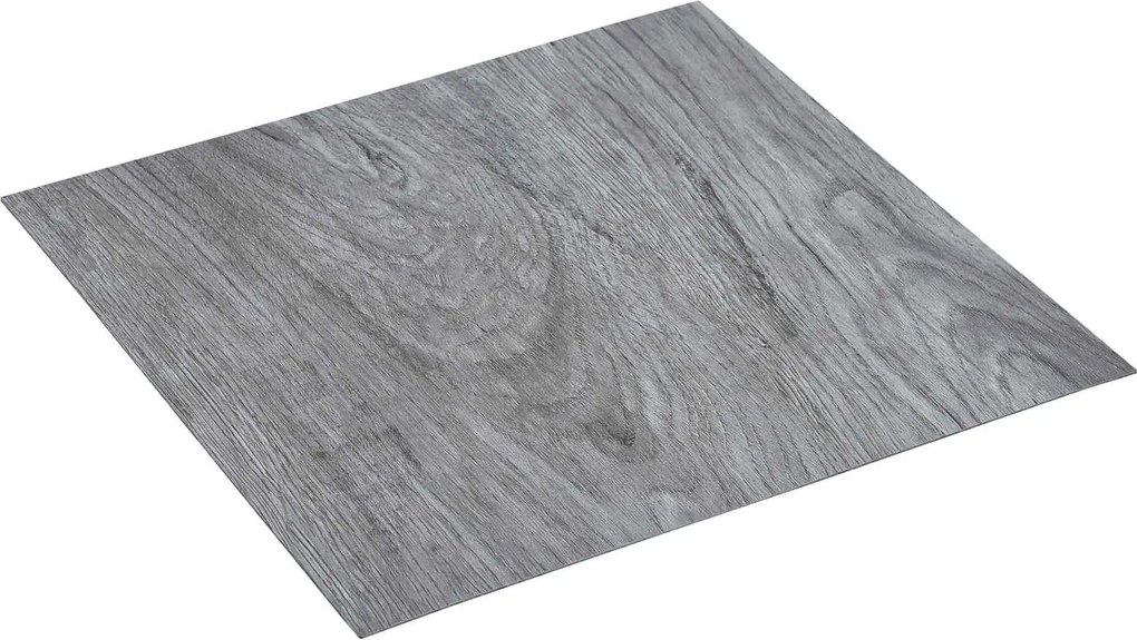 vidaXL Plăci de Pardoseală 55 pcs Gri deschis 5,11 m² PVC