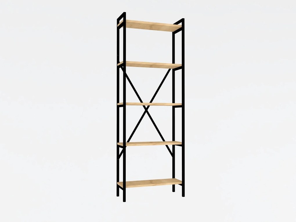 Raft Vovono (stejar + negru) . 1092870