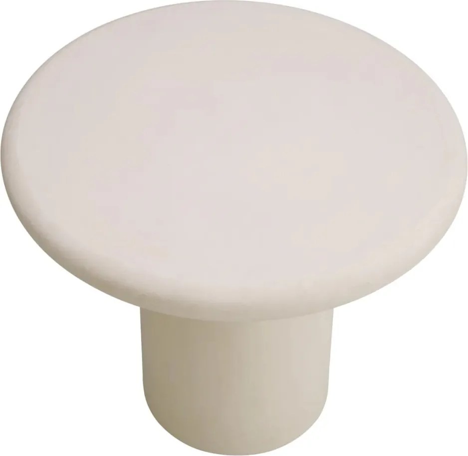 Masuta auxiliara design LUX pentru interior si exterior Vitalis crem