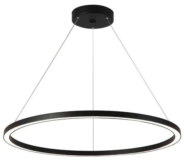 Immax NEO 07158-B80 - Lustr LED FINO 60W 230V Tuya negru + DO