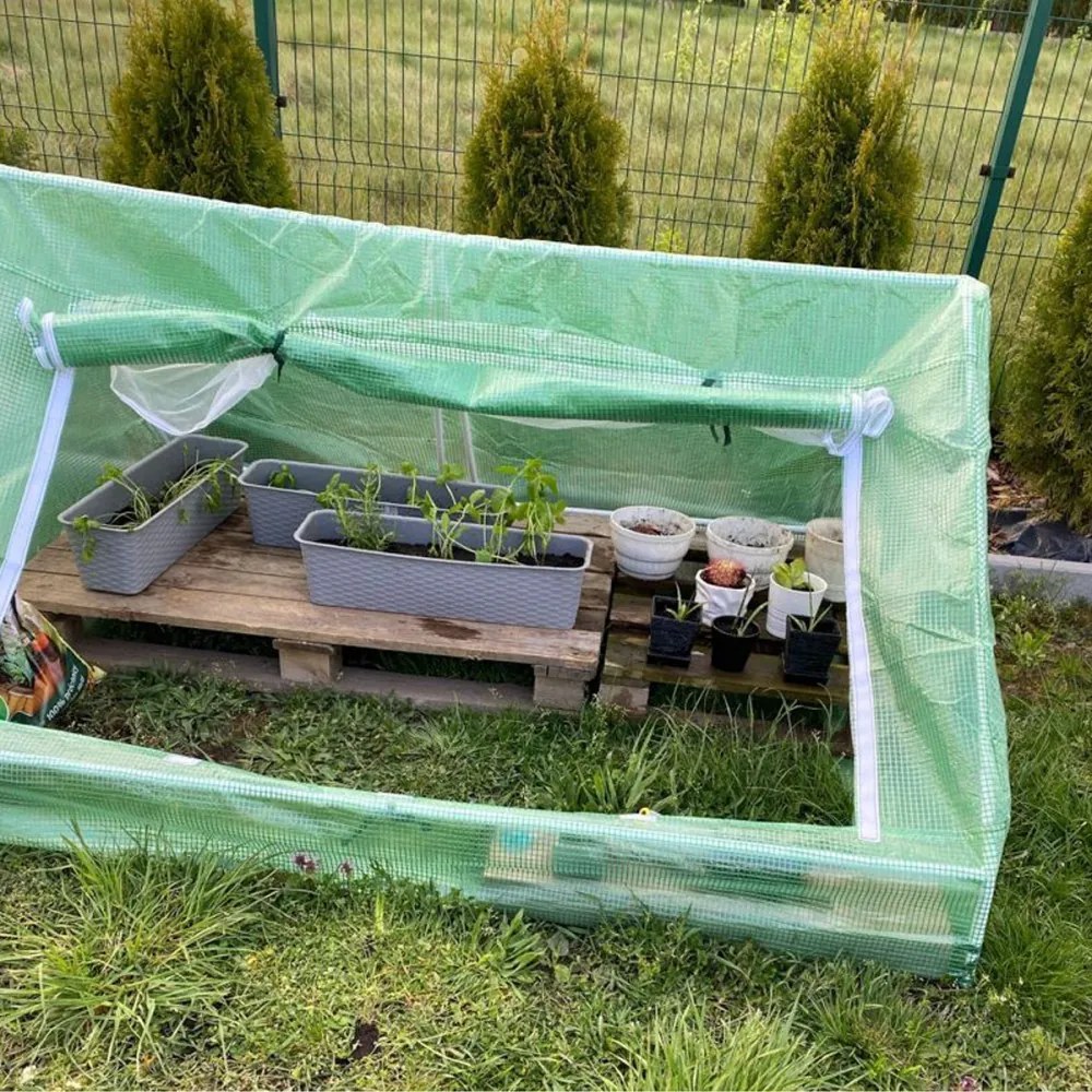 Folie pentru pat germinativ de grădină 0,94x1,4x1,8 m