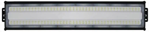 Lampa industriala liniara LED Optonica, 100W, 6000K, IP65, IK08, aluminiu, neagra