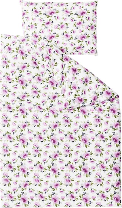 Lenjerie de pat bumbac ROSE DREAM alb Dimensiune lenjerie de pat: 70 x 90 cm | 140 x 200 cm