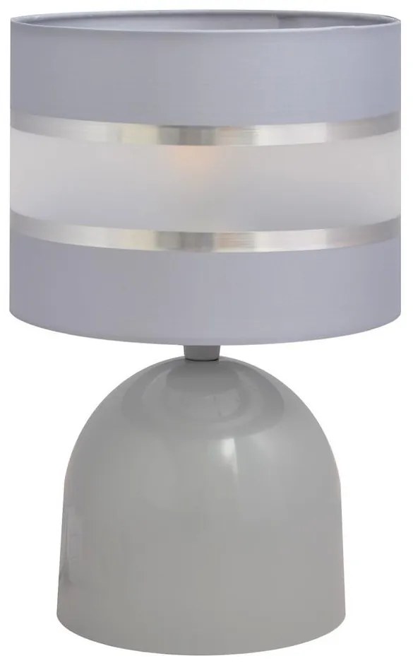 Lampă de masă HELEN 1xE27/60W/230V gri/argintie