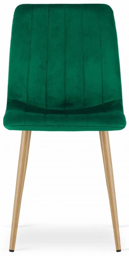 Scaun bucatarie LAVA din catifea verde