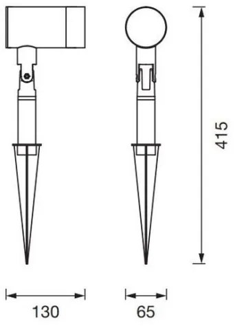Lampă de exterior ENDURA CLASSIC 1xGU10/35W/230V IP54 Ledvance