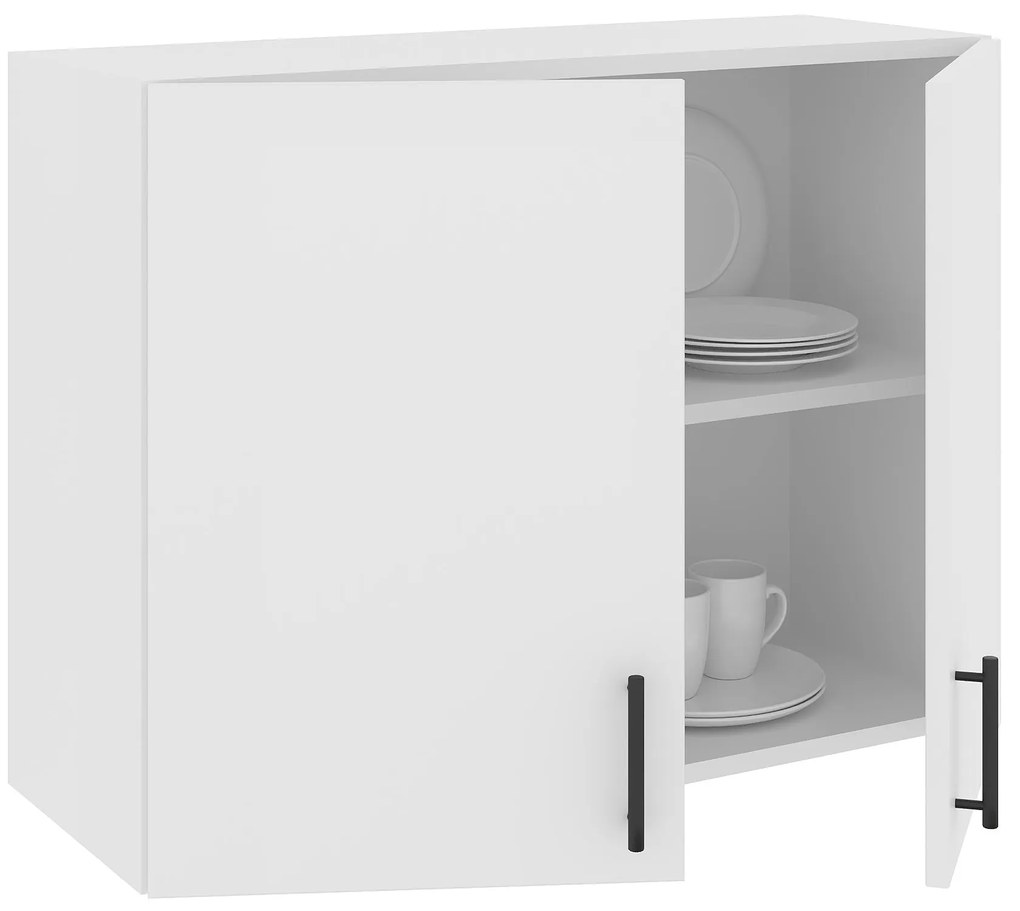 Corp Superior Karo, 2 Usi, Alb, 80 x 30 x 60 cm
