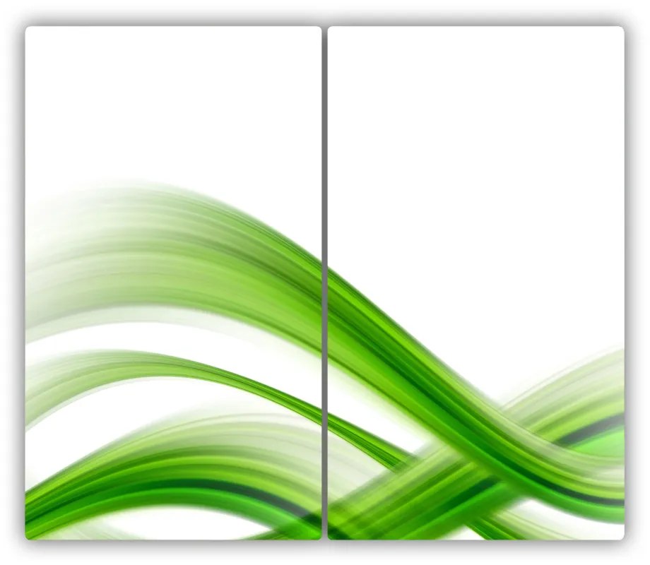 Tocator din sticla valuri abstractizare