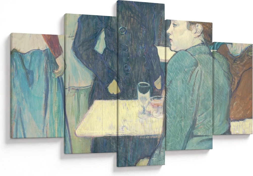 Tablou - Henri de Toulouse-Lautrec, A Corner of the Moulin de la Galette, reproducere (150x105 cm)
