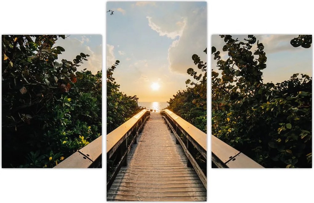 Tablou - drum spre soare (90x60 cm)