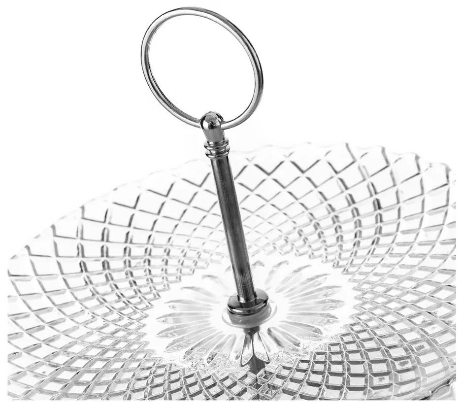 Platou etajat din sticlă Harlequin – Casa Selección