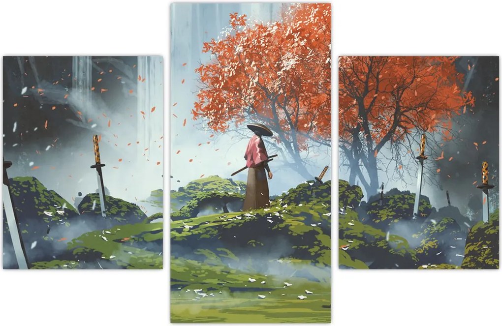 Tablou - Ilustrație a Grădinii de săbii (90x60 cm)