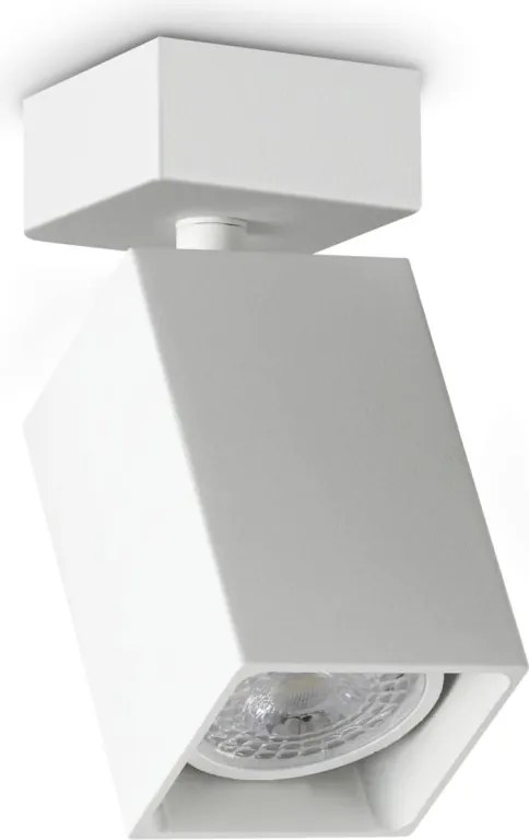 Spot aplicat tavan DYNAMITE AP1 SQUARE BIANCO