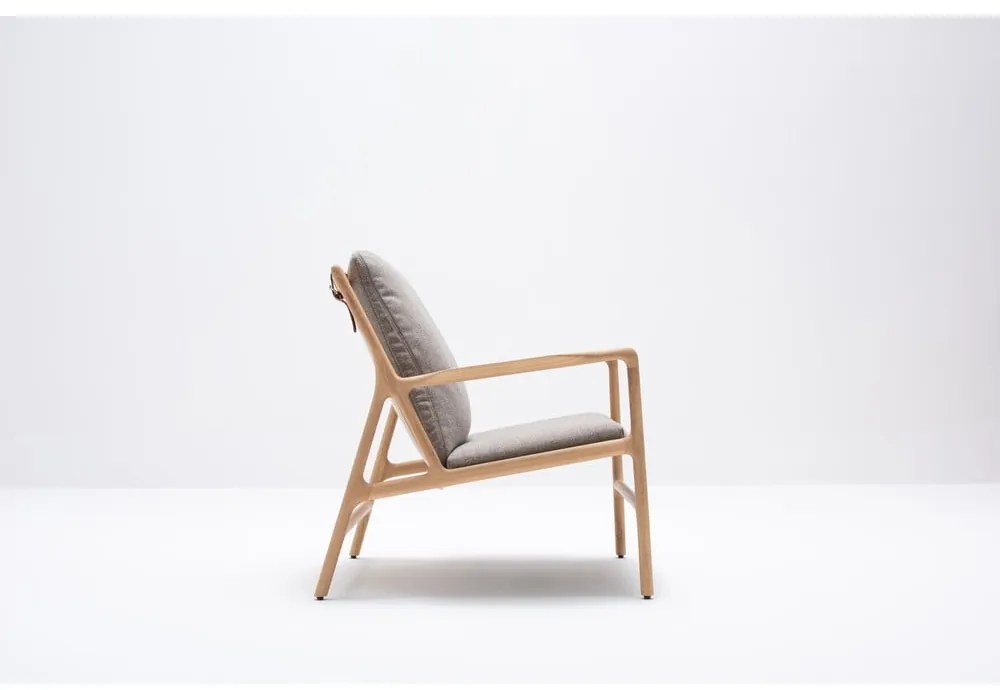 Fotoliu gri-natural Dedo – Gazzda