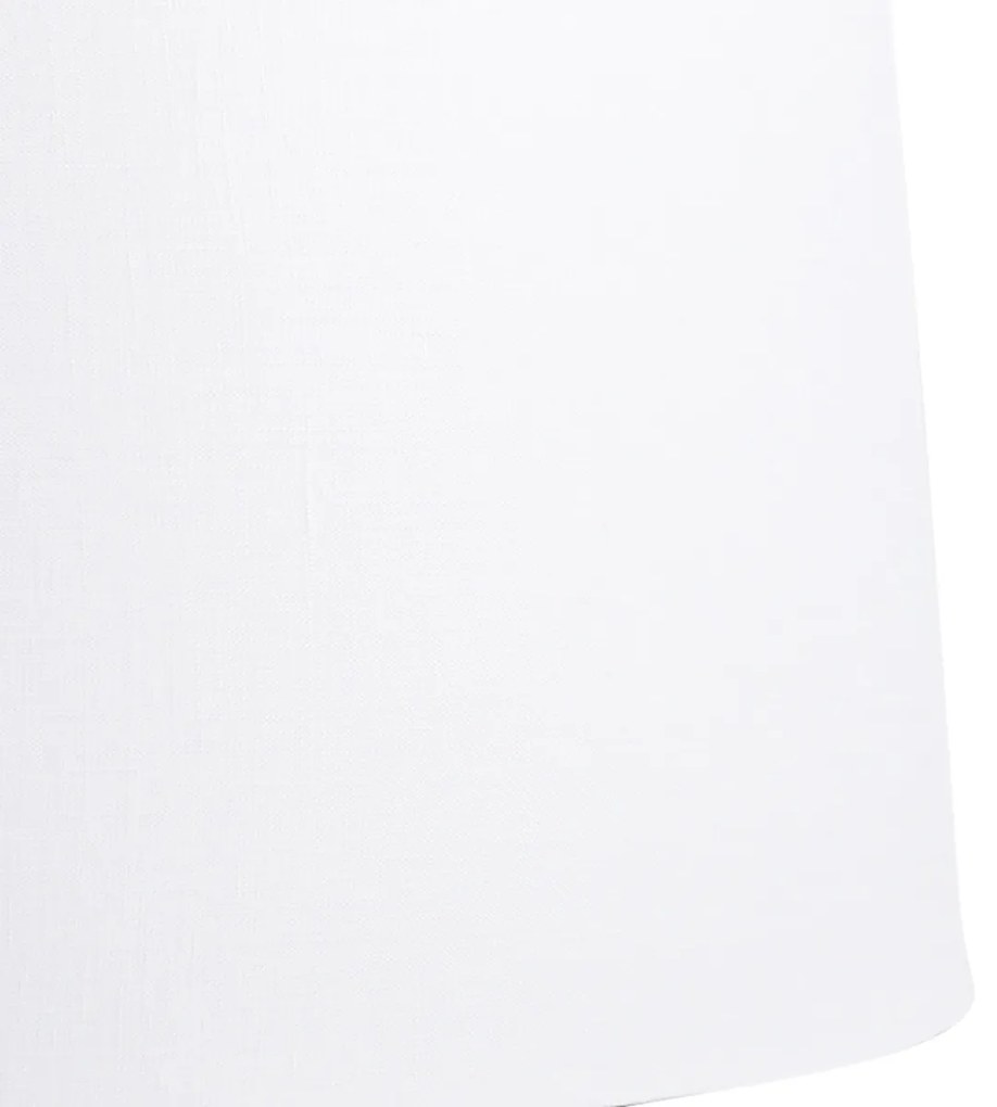 Abajur din in alb 45 cm