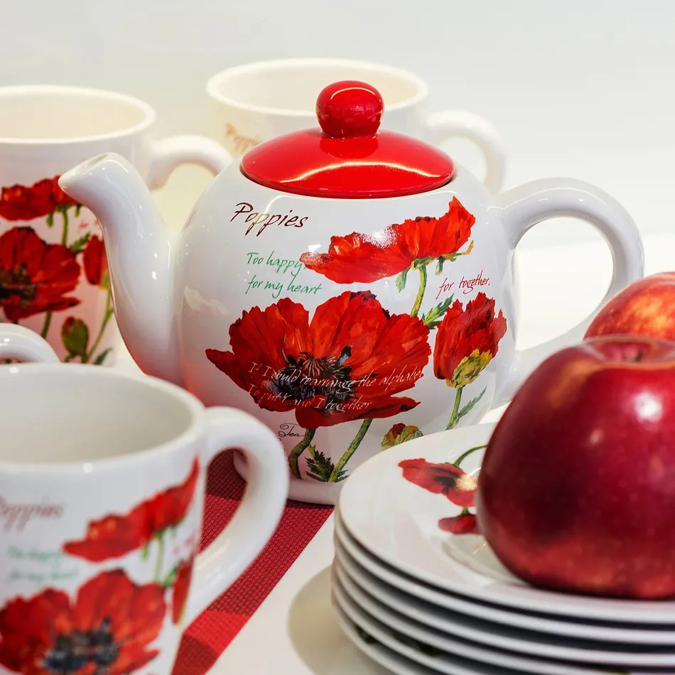 Ceainic Banquet Red Poppy 1200 ml
