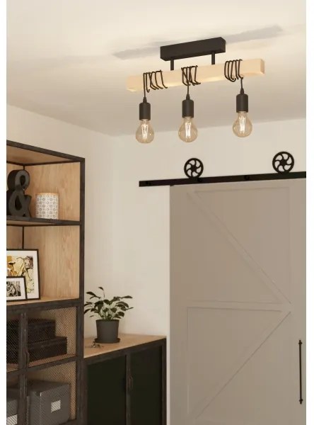 Eglo 32915 - Lustră aplicată TOWNSHEND 3xE27/60W/230V