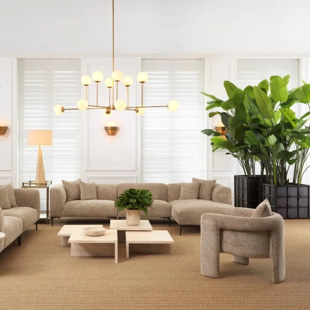 Fotoliu LUX design elegant Toto, Lyssa sand