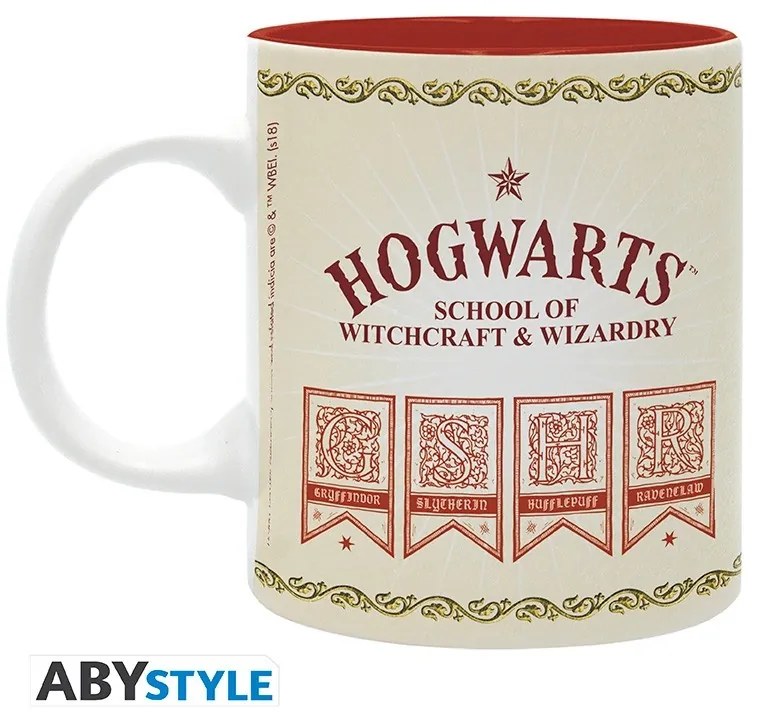 Cana ceramica licenta Harry Potter - Hogwarts 320ml