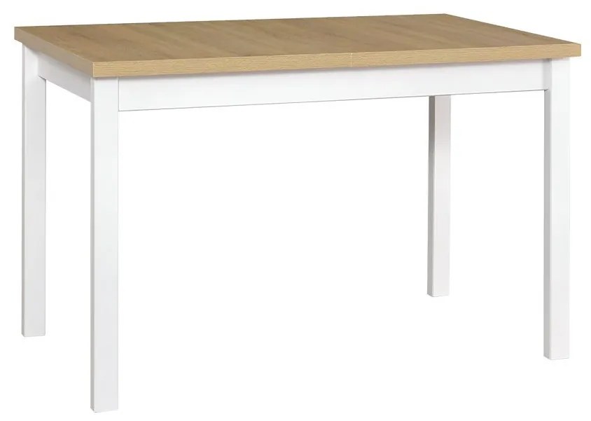 Masă extensibilă Luca 80 x 120+150 I (Stejar grandson L) (Alb). 1059221