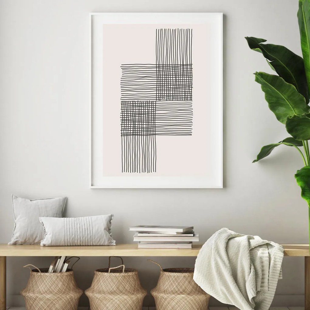 Poster - Abstracție pictată (A4)