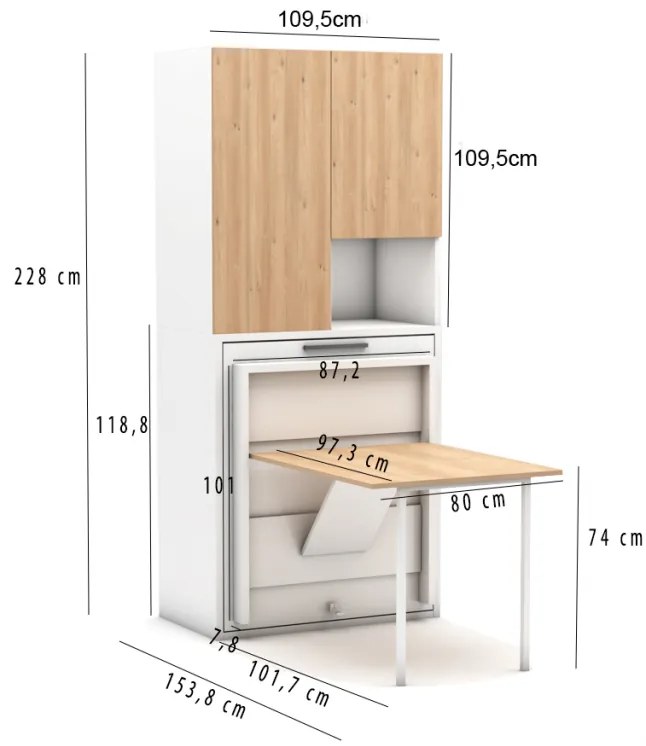 Set pat de o persoana pliabil - midi capsule folding single bed set (100x200x16)