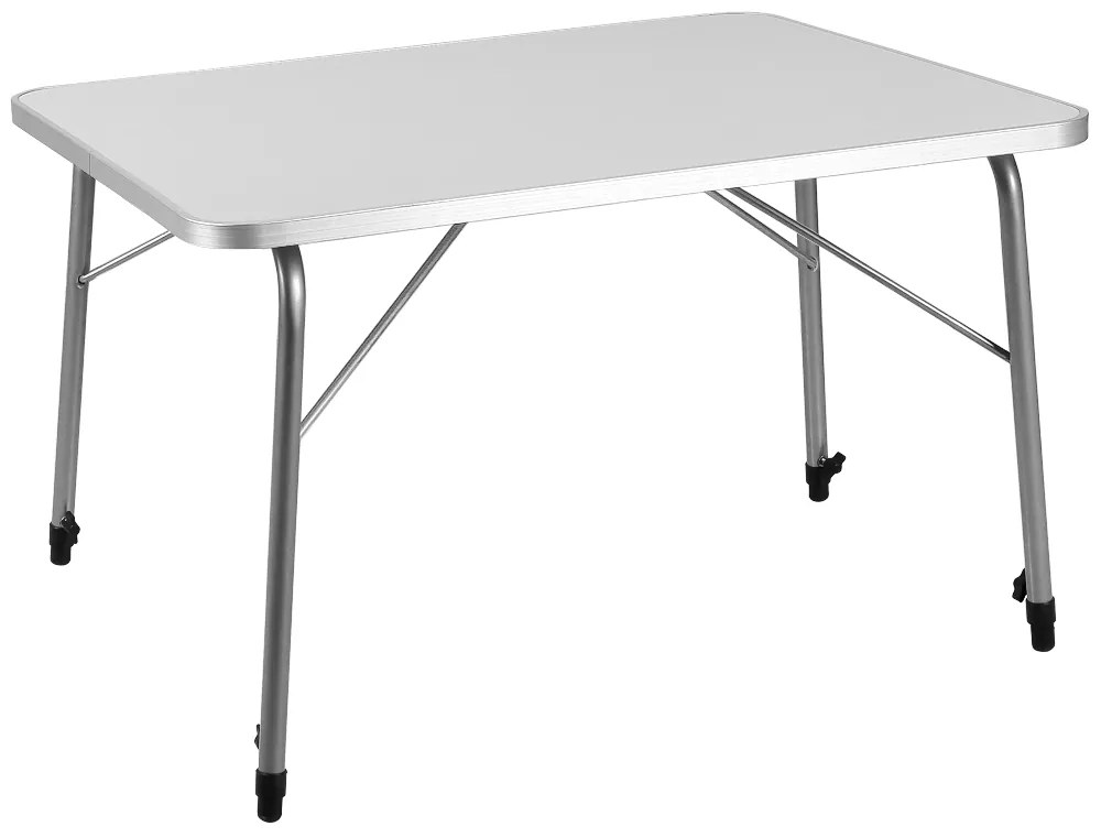 Casaria Masă de camping pliabilă FOKA, 80x54x51-70cm, alb