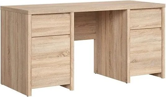 Birou KASPIAN, stejar sonoma, PAL, 160x65x77 cm