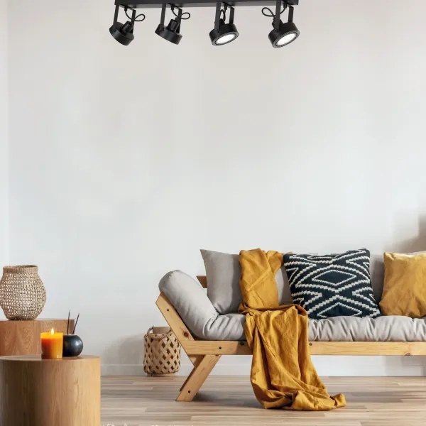 Plafonieră spot VIVA 4xGU10/AR/15W/230V