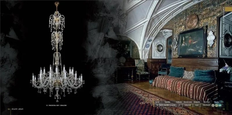 Candelabru Cristal Bohemia Exclusive diam. 120cm THEODORA XXIV CE