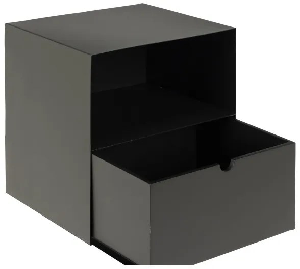 Noptieră cu posibilitate de montare pe perete BEKIM negru