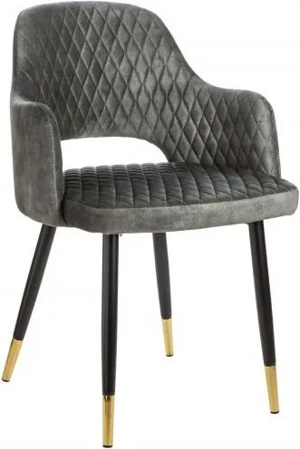 Set de 2 scaune elegante Paris verde-gri